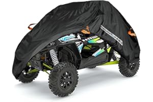 NEVERLAND UTV Cover 2 Seater Waterproof - Upgrade Windproof Design for Side by Side Cover Compatible with RZR Polaris Ranger Yamaha Rhino Can-Am Commander Defender Honda Pioneer