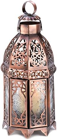 Moroccan Lantern, Rustic Outdoor Lantern, Copper Decorative Candle Lanterns (Sold by Case, Pack of 10)