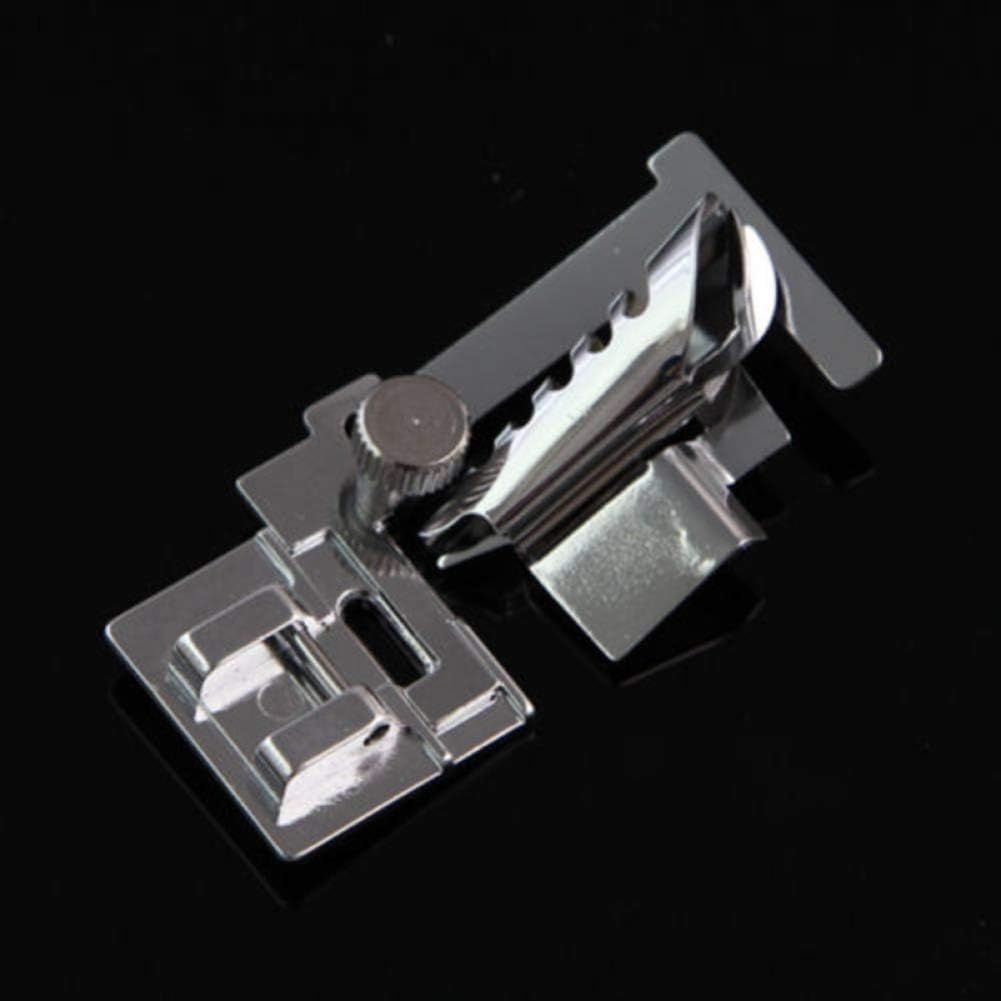 Sewing Machine Foot Presser, Maserfaliw Bias Tape Binding Binder Foot for Snap On Domestic Household Sewing Machine - Silver, A Must-Have Tool For Home, Can Be Used As A Holiday Gift.