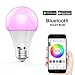 Magic Hue Bluetooth Smart Light Bulb - Dimmable Multicolored Disco Light - Wake Up Lights & Sleeping Night Light - Smartphone Controlled LED Household Light Bulb