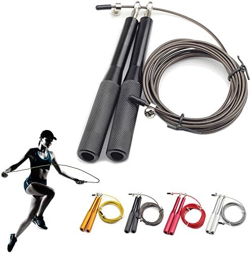 Adjustable Weight Jump Rope for Master Double Unders Fitness Training