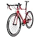 Eurobike Aluminium Road Bike 16 Speed Mens Bicycle 700C Wheels 54cm Frame Racing Commuter (Red)thumb 2