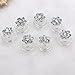 12pcs Spiral Hair Hair Clips Bun Stick Pick for DIY Hair Style (Silver)