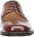 Florsheim Kids Boy's Reveal Wing Tip Jr. Shoe,  Cognac Lin, 7 M US Big Kid