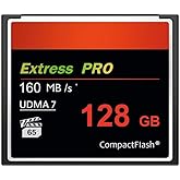 HSANYIUR 128GB CompactFlash Card,UDMA Speed Up to 160MB/s,Original CF Card Camera Memory Card