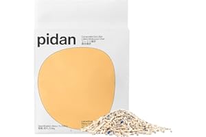 pidan Mix Cat Litter,Clumping Tofu Cat Litter with Bentonite,Dust Free Scent Free,Selected Quality Pea Dregs,5-Fold Water Absorption(7.9lb×1bag)