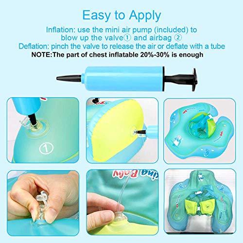 image for iGeeKid Baby Swimming Float,Baby Swimming Pool Float U-Shape Underarm 