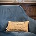 Grace of God 6 x 12 Rectangular Burlap Inspirational Decorative Throw Pillow