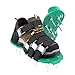 Ohuhu Lawn Aerator Spike Shoes, Aerating Lawn Soil Sandals with Metal Buckles and 3 Adjustable Straps, One Size Fits All for Aerating Your Lawn or Yard (Green - Upgraded Version)