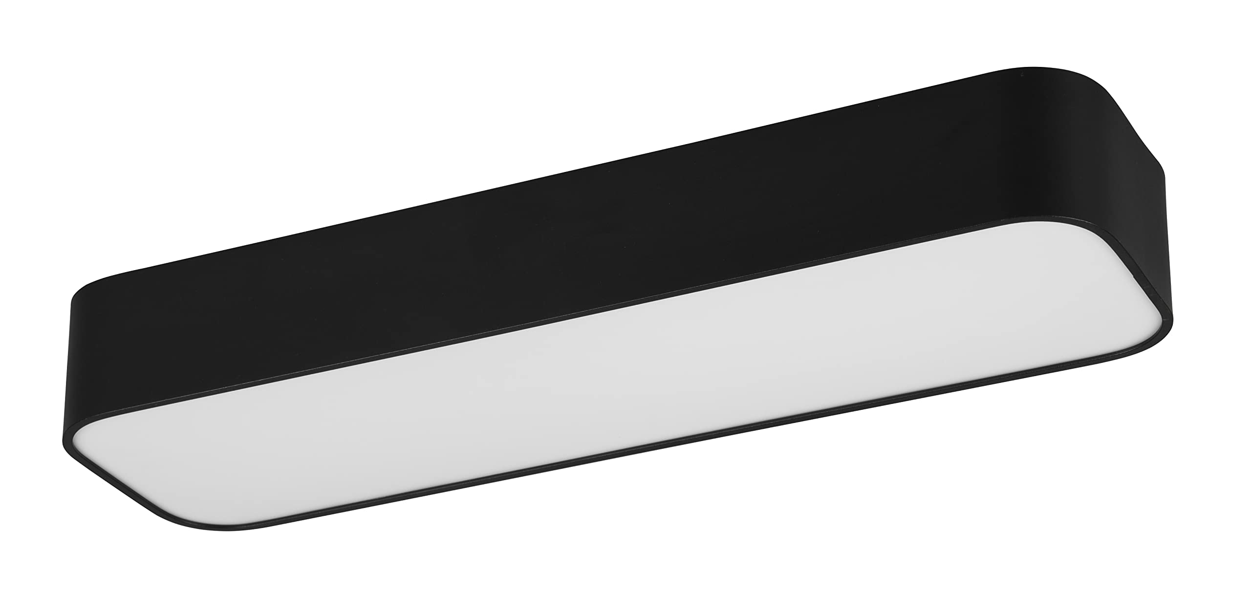 Reality Leuchten Asterion R62451532 LED Ceiling Light Metal Black Matt Includes 21 Watt LED Remote Control