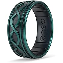 Enso Rings Lord Of The Rings Classic Silicone Ring - 11 - Shire Ornate