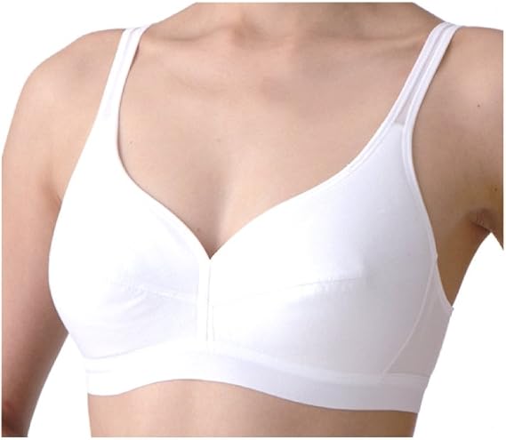 Amazon グンゼ Gunze スポーツブラジャー ノンワイヤーブラジャー 綿混 Eb9003h 01 ホワイト 0 ブラジャー 通販