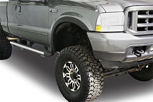 AMO Sports Style Fender Flares for 1999-2007 Ford F-250/350 - (Matte Black Finish)