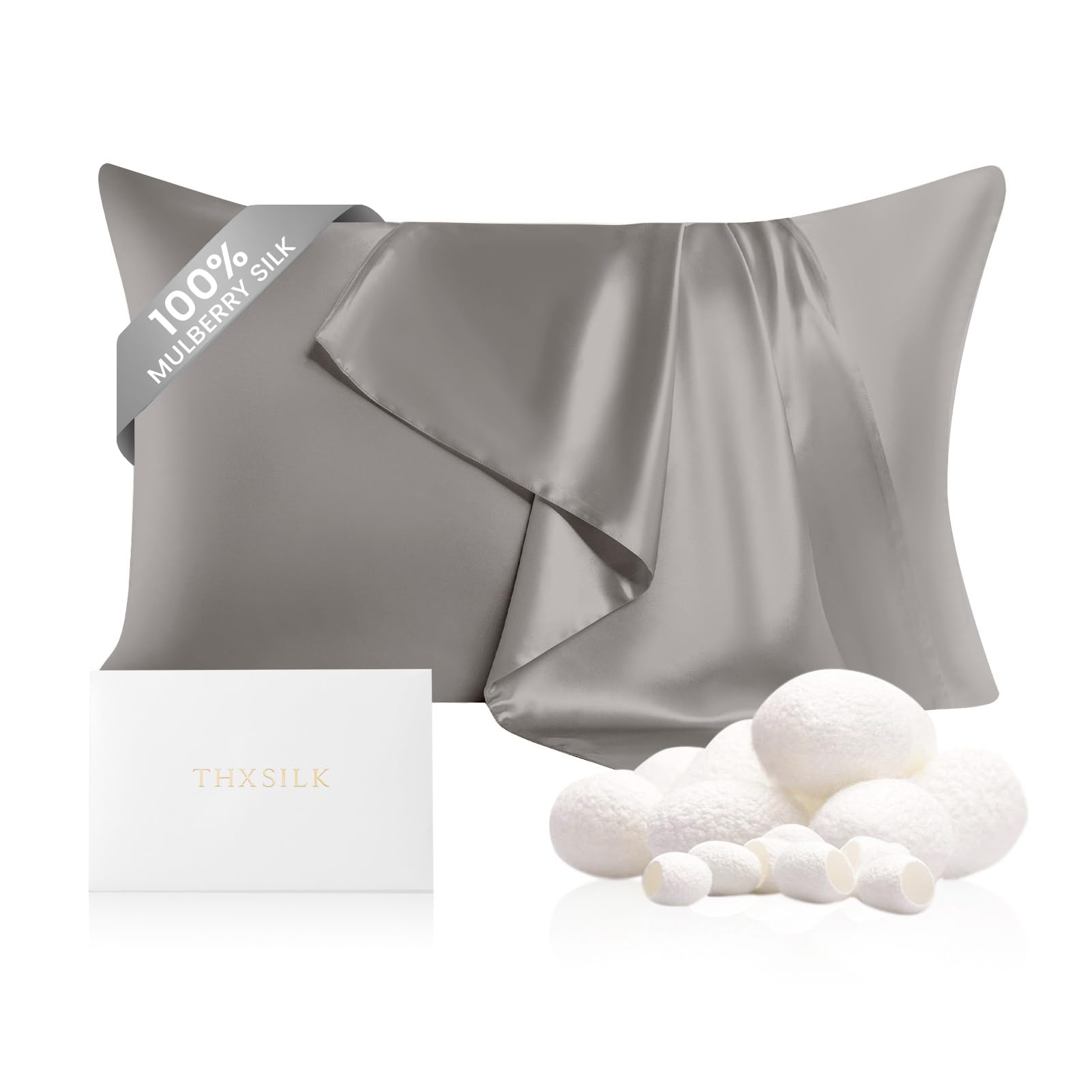 Silk Pillowcase for Hair and Skin Mulberry 22 Momme - Image 3