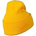 12 Inch Long Knitted Beanie - Yellow OSFM