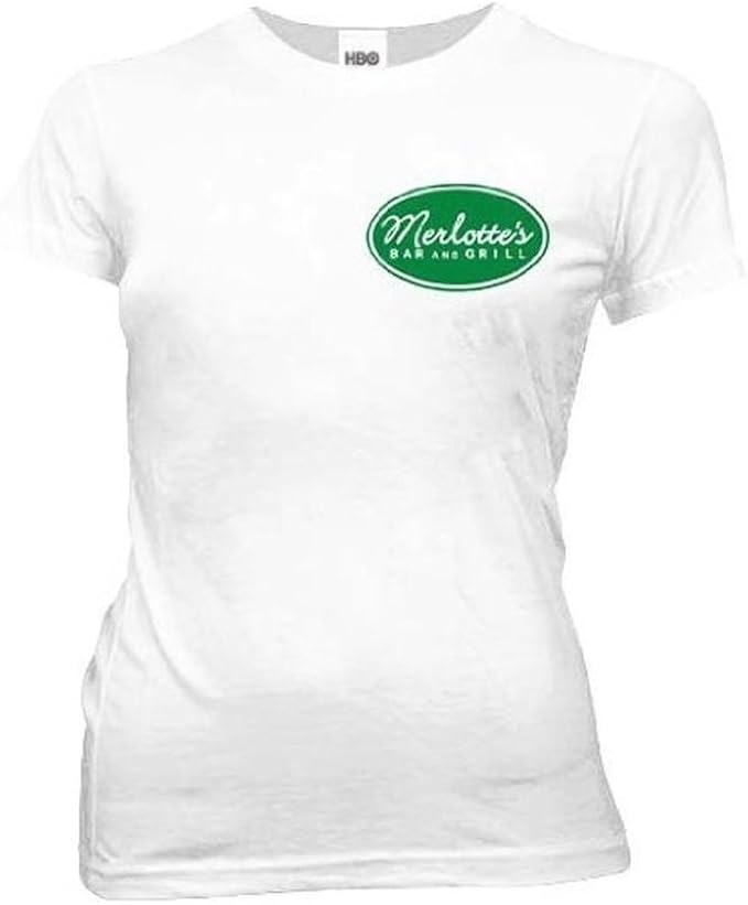 Amazon True Blood Merlottes Bar And Grill Juniors White T Shirt