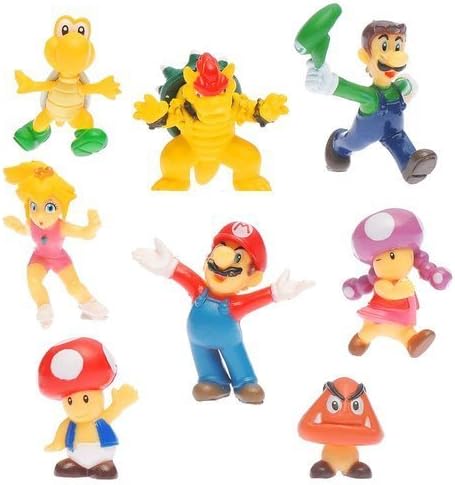 8 Super Mario Toys Inside Jumbo Easter Egg - Prefilled With Characters Like Peach, Mario And Luigi