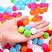 Sunmns 400 Pieces 1 Inch Colorful Pompoms Small Balls for DIY Creative Crafts Decorations, 10 Colors