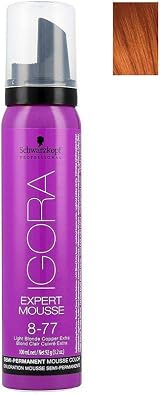 Schwarzkopf Igora Expert Mousse 8-77 Light Blonde Copper Extra 100ml view 2