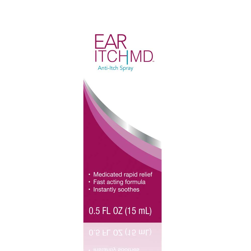 Ear Itch MD AntiItch Relief Spray, Maximum Strength Therapeutic Ear Drops