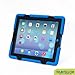 iPad Cases,iPad 2 Case,iPad 4 Case,TRAVELLOR®[Heavy Duty] iPad Case,Three Layer Armor Defender And Full Body Protective Case Cover With Kickstand And Screen Protector for iPad 2/3/4 Blue/Black