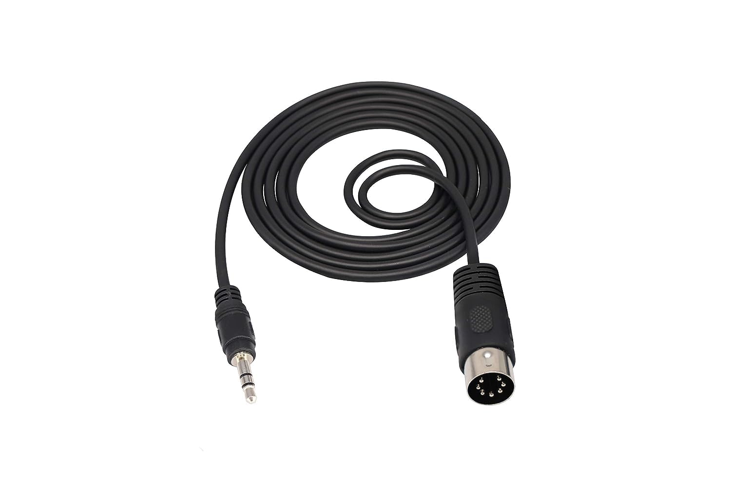 zdyCGTime Midi to 3.5mm Extension Cable,3.5mm Male to Midi 7Pin Male Audio Cable,Compatible with iPad/iPhon/MP3/PC/TV/Android to Bang & Olufsen B&O,Naim,Quad.Stereo Systems(1.5 M/4.8ft)