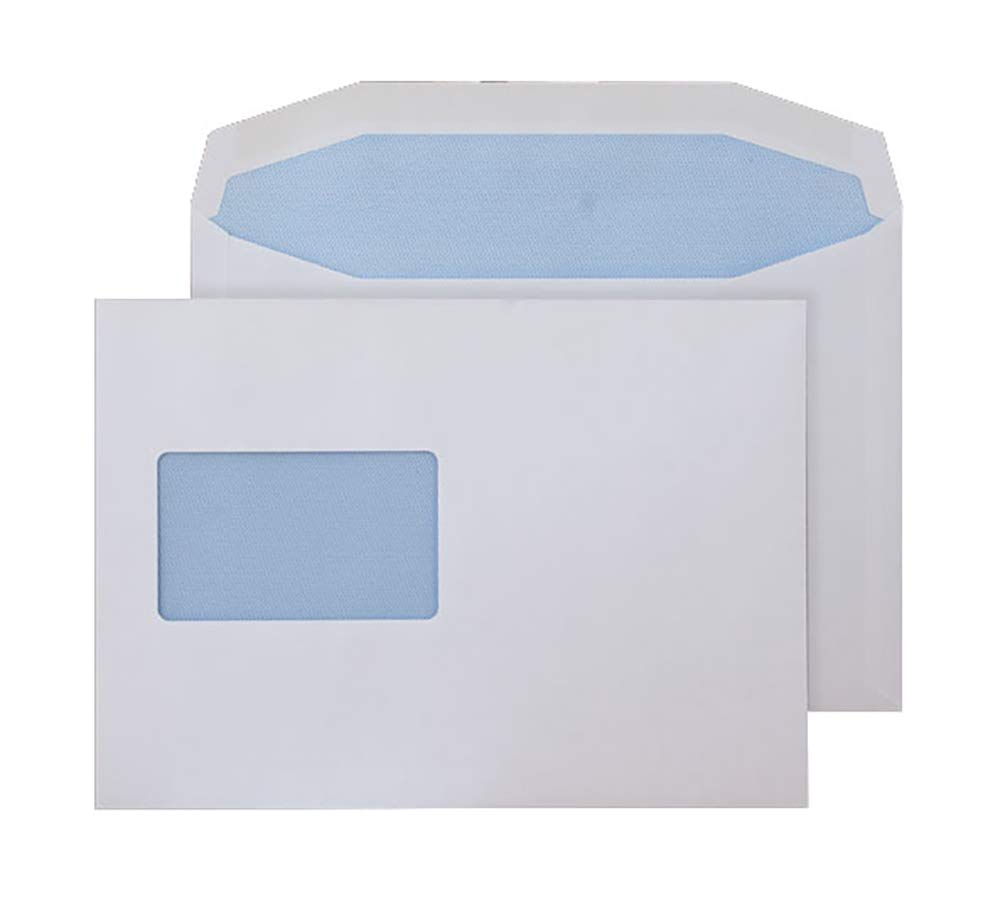 Blake Purely Everyday C5+ 162 x 235 mm 90 gsm Gummed Mailer CBC Window Envelopes (5802CBC) White - Pack of 500