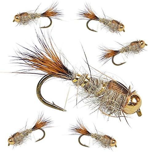 Hare's Ear Nymph Assortment | Fly Fishing for Trout | 6 Flies
