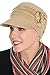 Cardani Florette Newsboy Hat in Luxury Viscose from Bamboo