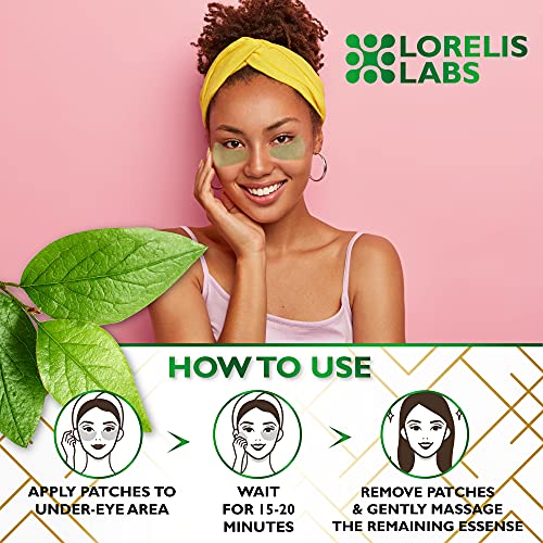 Premium Green Tea Matcha UnderEye Patches for Puffy Eyes and Eye Bags