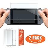 Nintendo Switch Tempered Glass Screen Protector, eSamcore [2-Pack] [Bubble Free]