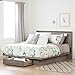South Shore 11288 Holland Platform Bed (54/60''), Full/Queen, Sand Oak