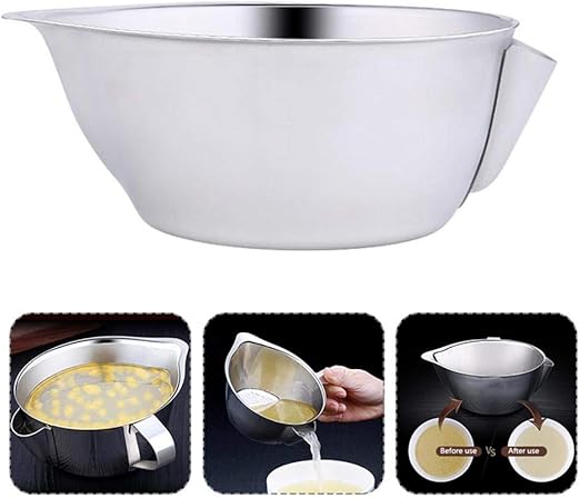 Amazon Com Foonee Kitchen Oil Separator 304 Stainless Steel Oil