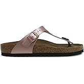 Birkenstock Women's Gizeh Metallic Copper Birko-Flor®
