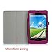 Fintie Folio Case for Acer Iconia One 7 B1-730HD Tablet Premium Vegan Leather Slim Fit Stand Cover with Stylus Holder - Purple