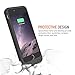 Trianium Atomic S 4000mAh Battery Case Compatible with iPhone 6s Plus and iPhone 6 Plus (5.5-inch) Phone -Extended Battery Charging Power Case - Black