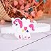 Aitey Unicorn Party Favors Supplies, Rainbow Birthday Theme Assorted Kit, Bracelets, Rings and Keychains Bulk Toys for Carnival Prizes for Kids and Girls (60 Pack