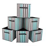 SbuyCoo Cloth Storage Bins, Set of 6 Foldable