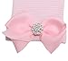 Ademoo Baby Girls Newborn Hospital Hat with Ribbon Bow