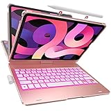 iPad Air 4 Case with Keyboard, 10 Color
