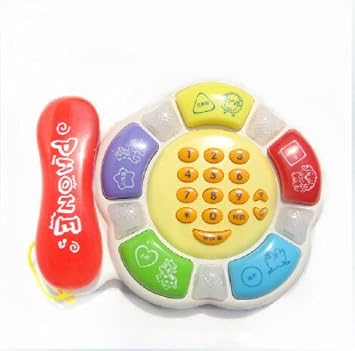 Amazon.com: Envío Gratis multifuncional Música Teléfono la primera infancia iluminación posibilidad Cuentacuentos teléfono bebé juguetes educativos: Baby