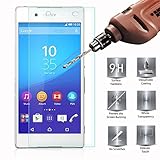 SONY Xperia Z4 Screen Protector - PLESON® SONY Xperia Z4 Tempered Glass Screen Protector -[Lifetime Warranty] 0.33mm Ultra Thin 9H Hardness 2.5D Round Edge Tempered Glass LCD HD Premium Screen Protector - [Anti-Scratch/ Shatterproof/ Anti-Fingerprint/ Water & Oil Resistant] Bubble-free Easy Installation - Retail Packaging