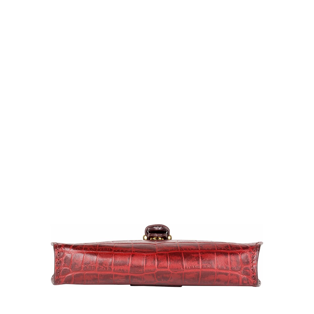 hidesign women's clutch (red marsala)