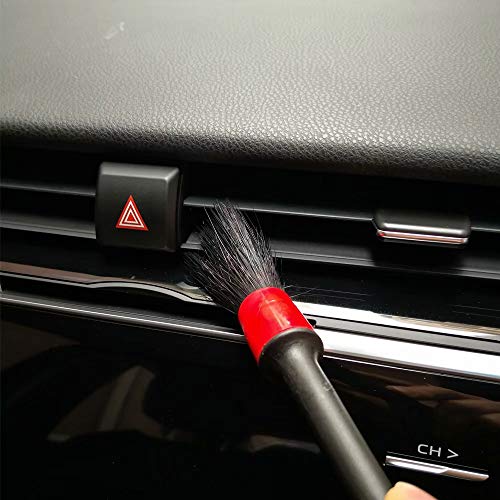 image for IPELY 5 Pack Detailing Brushes for Cleaning Engines, Wheels, Interior,