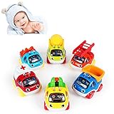 LUKAT Toddler Toys Cars Gift for 1 2 Year old Boys & Girls Pull Back Cars for Toddlers
