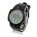 Estone® New Waterproof Fashion Men's LCD Digital Stopwatch Date Rubber Sport Wrist Watch (Black)