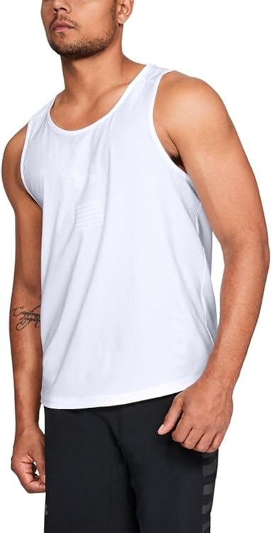 under armour white tank top