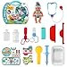 Kids Doctor Kit, 12pcs Pretend Play Toy Set Doctor's Equipment With a Baby Doll for 3,4,5 Year Old Girls Birthday Gift