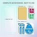FENGJ OnePlus 6T Screen Protector Glass [2 Pack] Premium Tempered Glass Film 3D Touch Anti-Scratch Bubble-Free Screen Protector Compatible with OnePlus 6T - Transparent