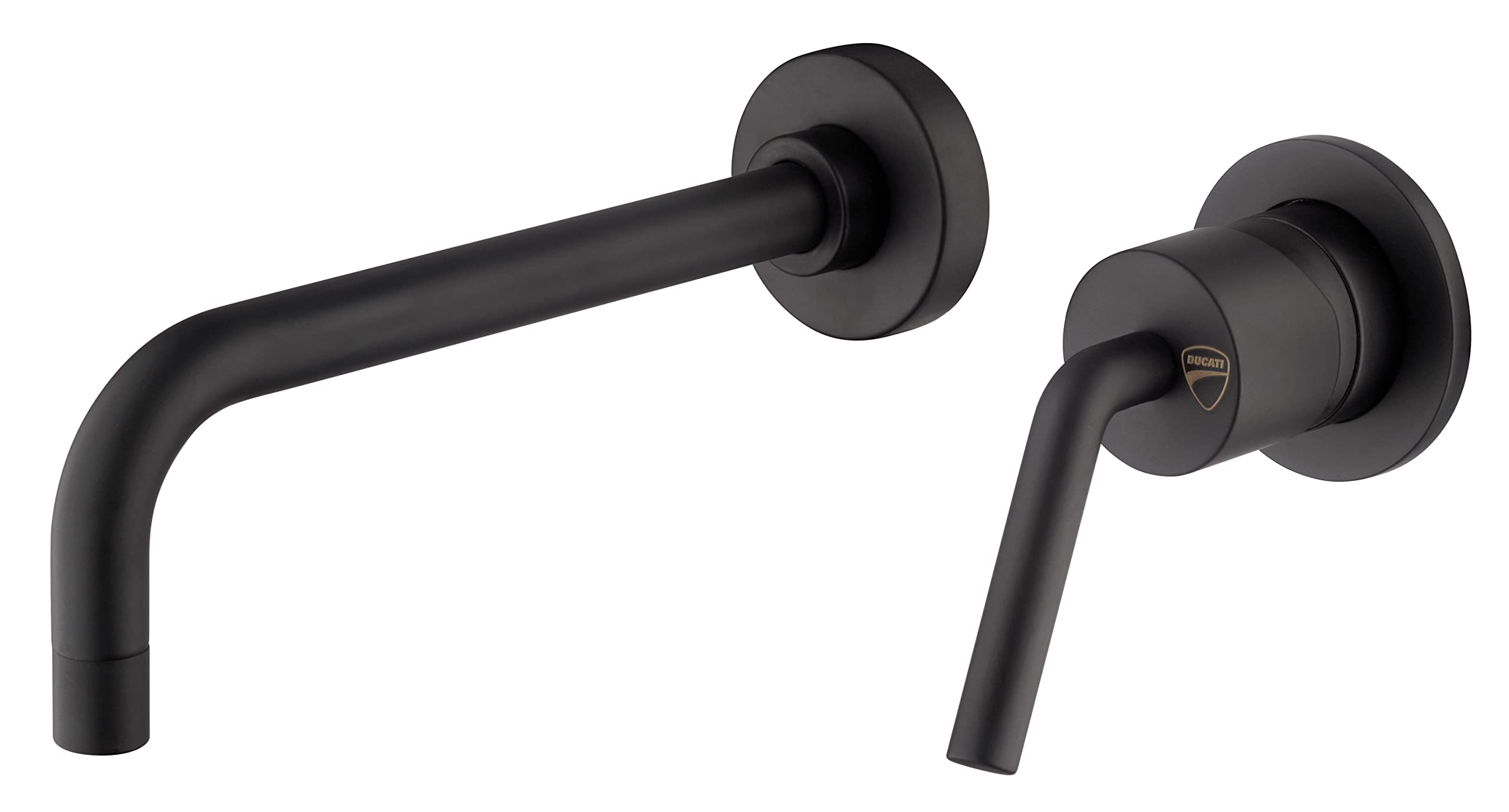 HD125 Wall WASHBASIN Mixer Black/Satin